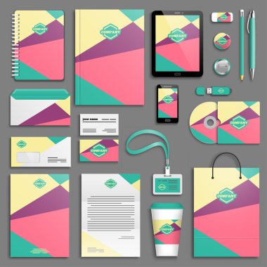 Kurumsal kimlik şablon seti