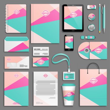 Kurumsal kimlik şablon seti