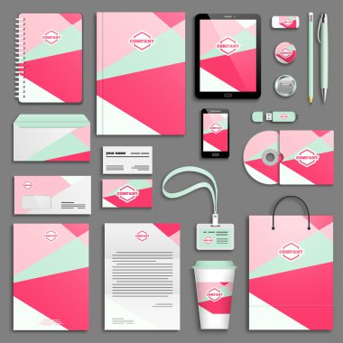 Kurumsal kimlik şablon seti