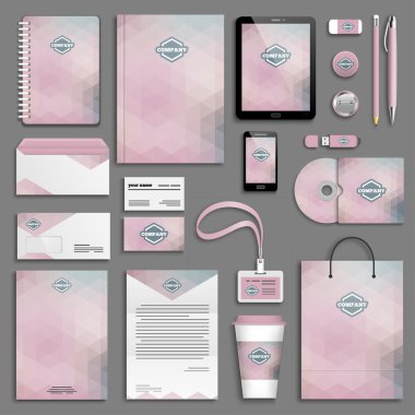 Kurumsal kimlik şablon seti