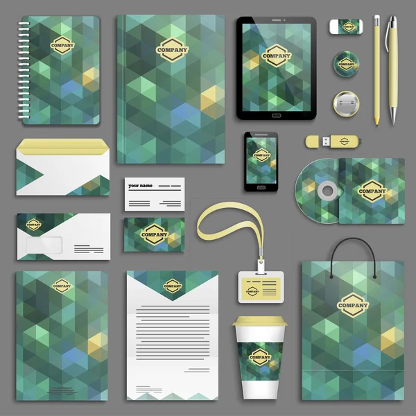 Kurumsal kimlik şablon seti