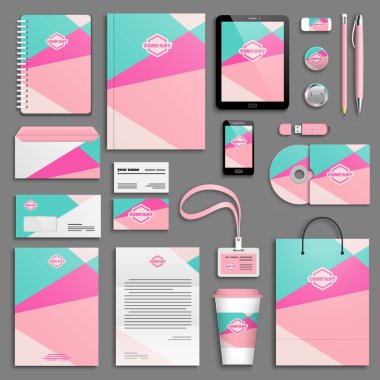 Kurumsal kimlik şablon seti