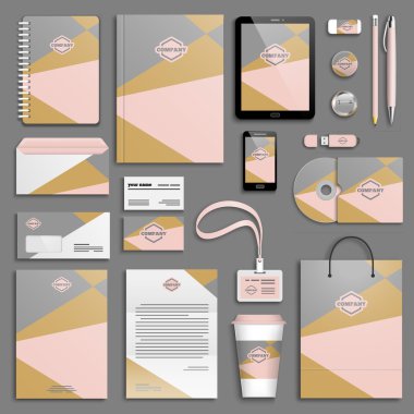 Kurumsal kimlik şablon seti