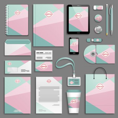 Kurumsal kimlik şablon seti