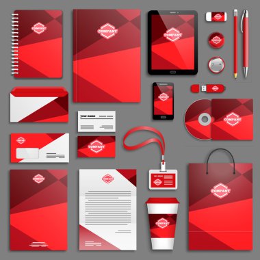 Kurumsal kimlik şablon seti