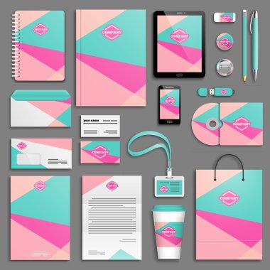 Kurumsal kimlik şablon seti