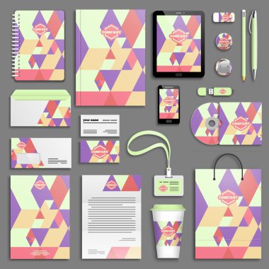 Kurumsal kimlik şablon seti