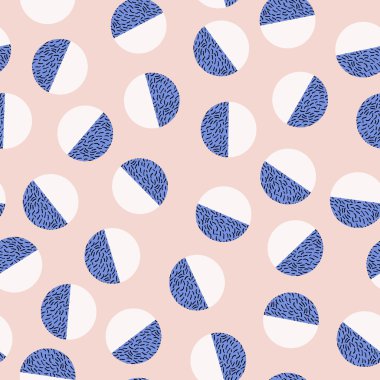 Geometrik trendy retro seamless modeli