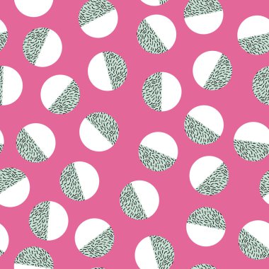 Geometrik trendy retro seamless modeli