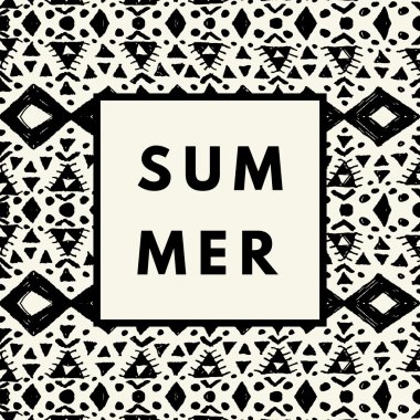 Yaz hipster boho chic arka plan