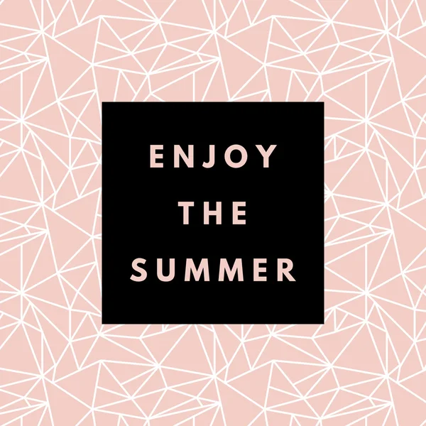 Summer hipster boho chic background — Vector de stoc