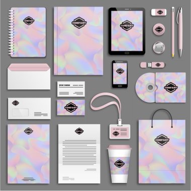 Kurumsal kimlik şablon seti