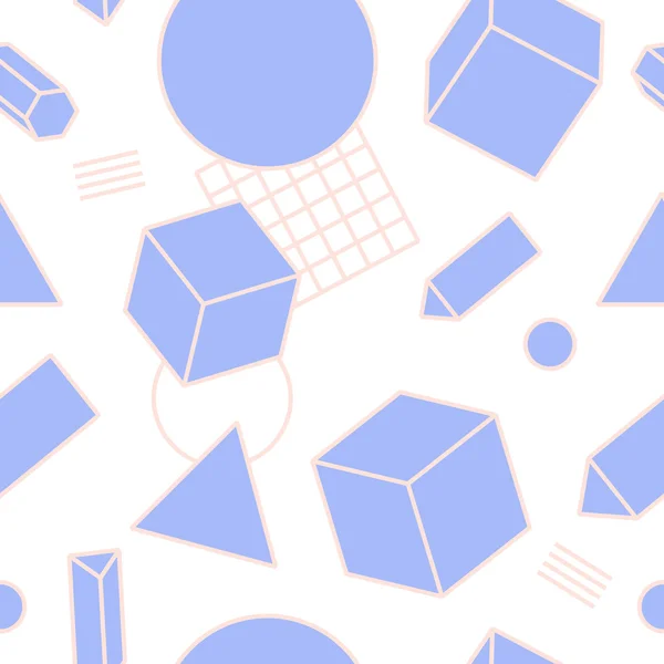 Geometrisk sømløse mønster – Stock-vektor