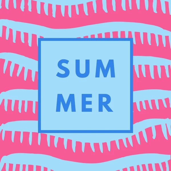Summer hipster boho chic background — Stock Vector