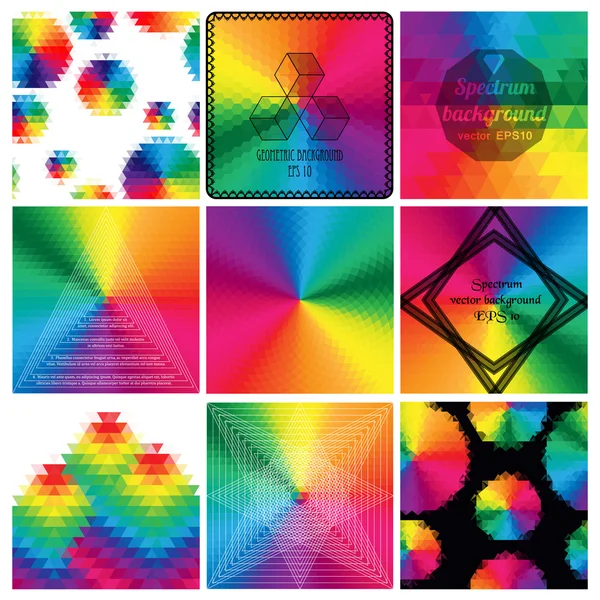 Geometric patterns set. — Stock Vector