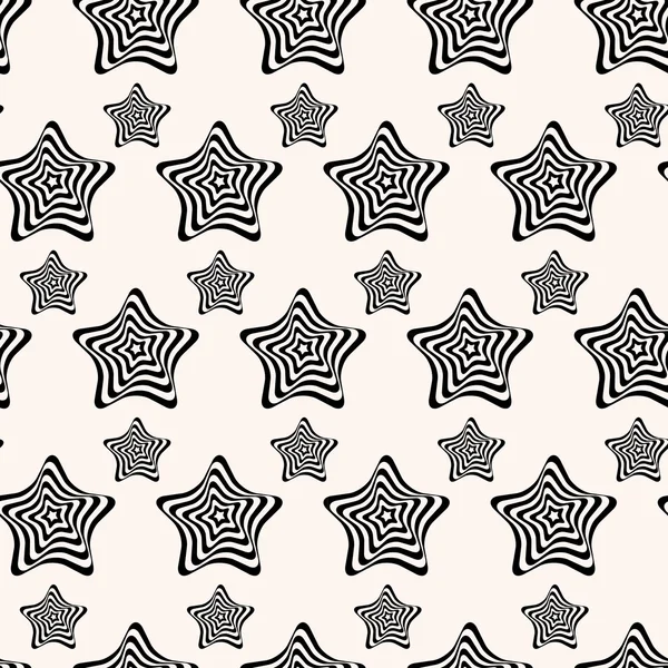 Étoiles motif sans couture — Image vectorielle