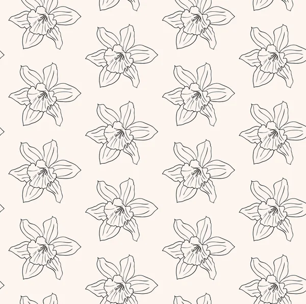 Illustration florale aux orchidées . — Image vectorielle