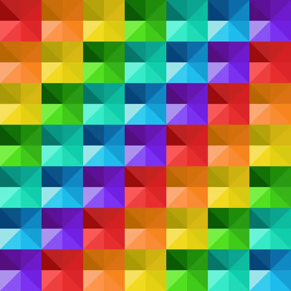 Farverige trekanter mønster – Stock-vektor