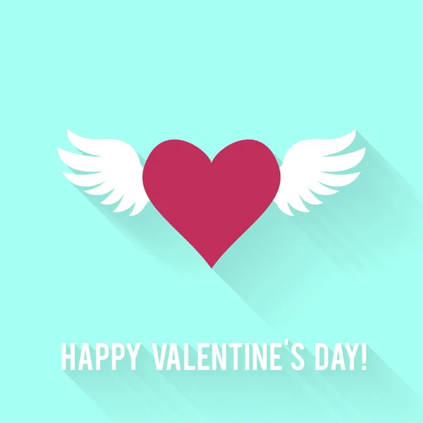 Tarjeta de felicitación día de San Valentín — Vector de stock