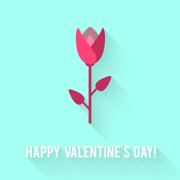Valentýnské přání k pozdravu — Stockový vektor