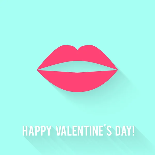 Tarjeta de felicitación día de San Valentín — Vector de stock