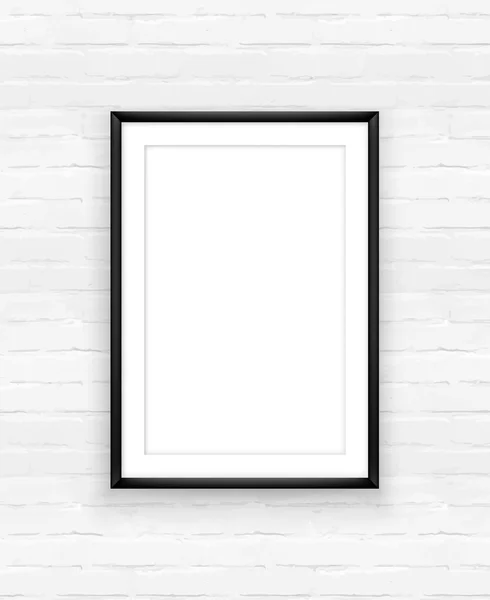 Poster with frame for exhibition — Stock Vector