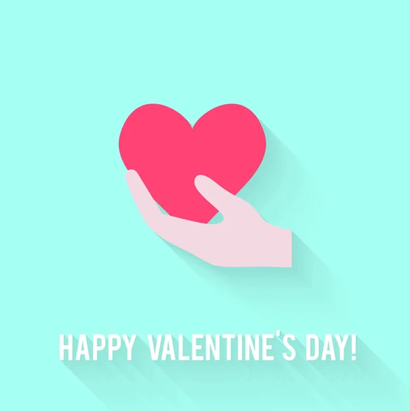 Valentines Day greeting card — Stock Vector