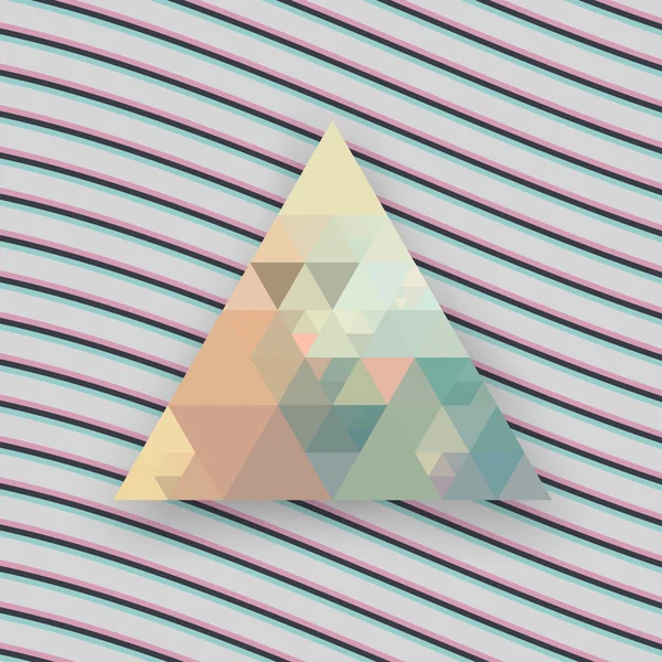 Hipster triangle fond — Image vectorielle