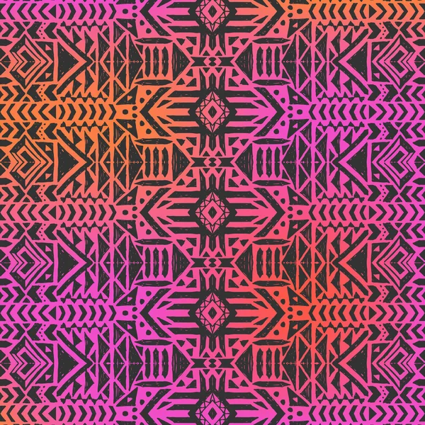 Tribal mexican seamless pattern — Stock Vector