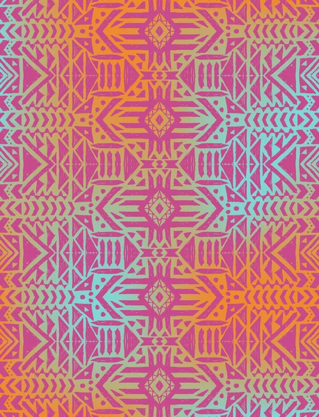 Tribal mexicain motif sans couture — Image vectorielle