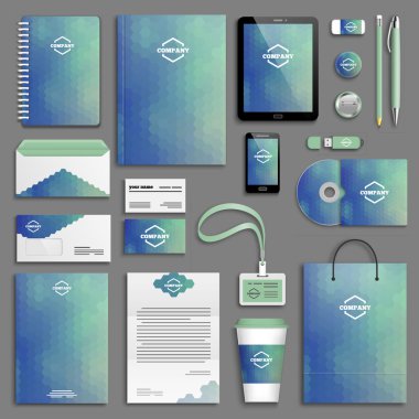 Kurumsal kimlik şablon seti