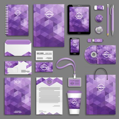 Kurumsal kimlik şablon seti