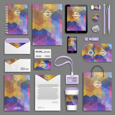 Kurumsal kimlik şablon seti