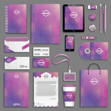 Kurumsal kimlik şablon seti