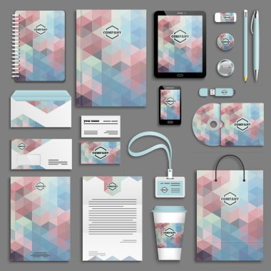 Kurumsal kimlik şablon seti