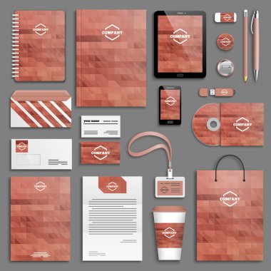 Kurumsal kimlik şablon seti