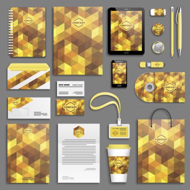 Kurumsal kimlik şablon seti