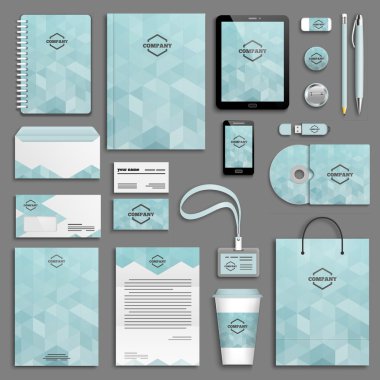 Kurumsal kimlik şablon seti