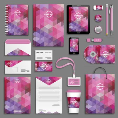 Kurumsal kimlik şablon seti