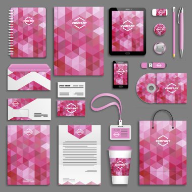 Kurumsal kimlik şablon seti