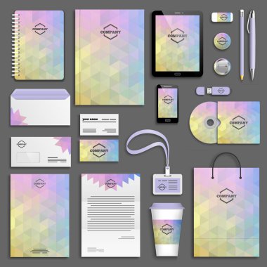 Kurumsal kimlik şablon seti