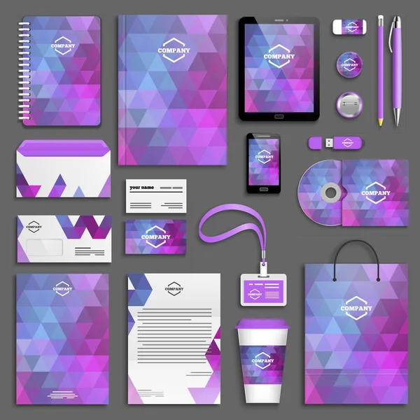 Kurumsal kimlik şablon seti