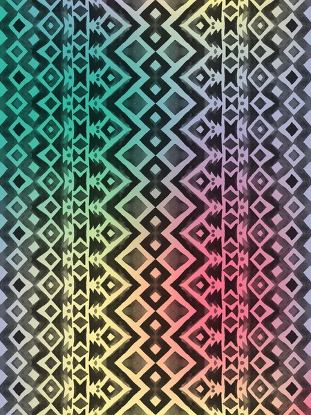 Modèle sans couture mexicain tribal aztèque — Image vectorielle