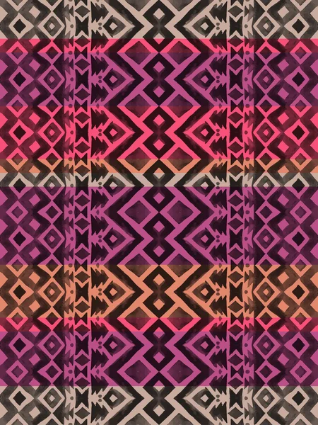 Aztec tribal mexican seamless pattern — Stock Vector