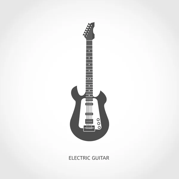 Musical modern instrument guitar — Stock Vector