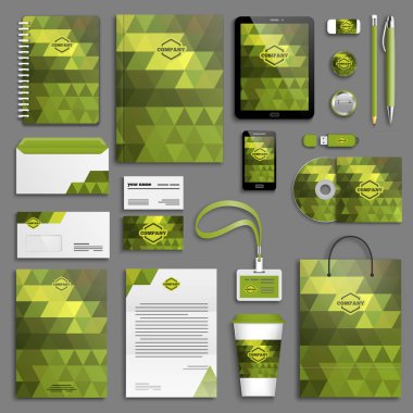 Kurumsal kimlik şablon seti