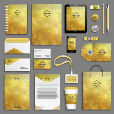 Kurumsal kimlik şablon seti