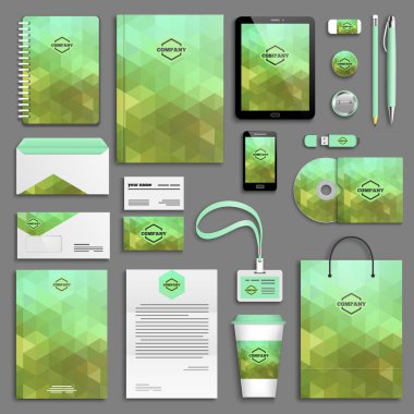 Kurumsal kimlik şablon seti