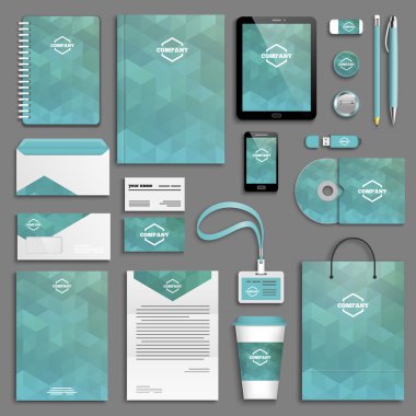 Kurumsal kimlik şablon seti
