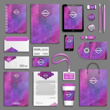 Kurumsal kimlik şablon seti